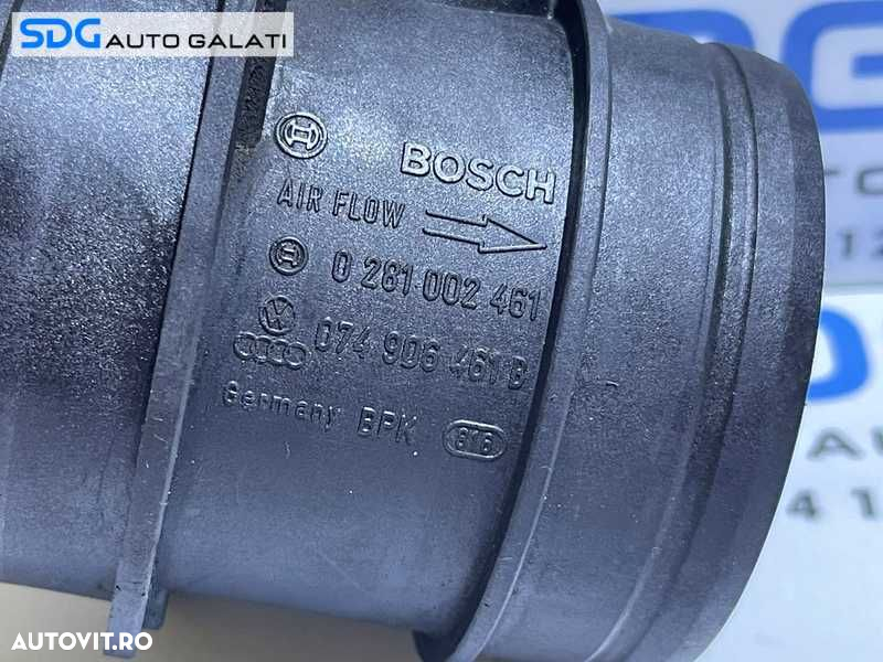 Senzor Debitmetru Aer Audi A3 8P 2.0 TDI AZV BKD BMM BMN BUY 2004 - 2013 Cod 074906461B 0281002461 [B3488] - 3