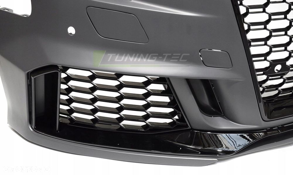 Zderzak przod Grill Kratki Tuning R S 3 Line look Audi A3 8v Lift 2016-2020 - 3