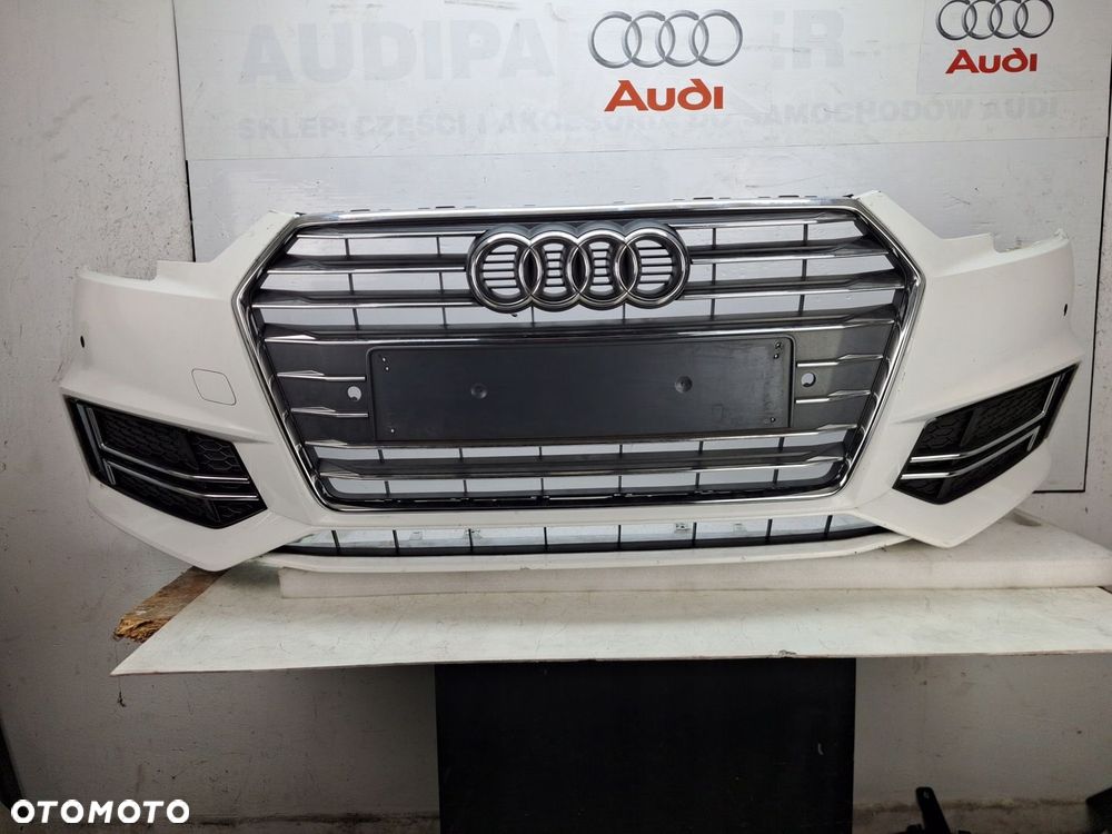 ZDERZAK AUDI S4 A4 S-LINE B9 8W 2017-2019 GRILL ATRAPA PRZED LIFTEM ASO - 1
