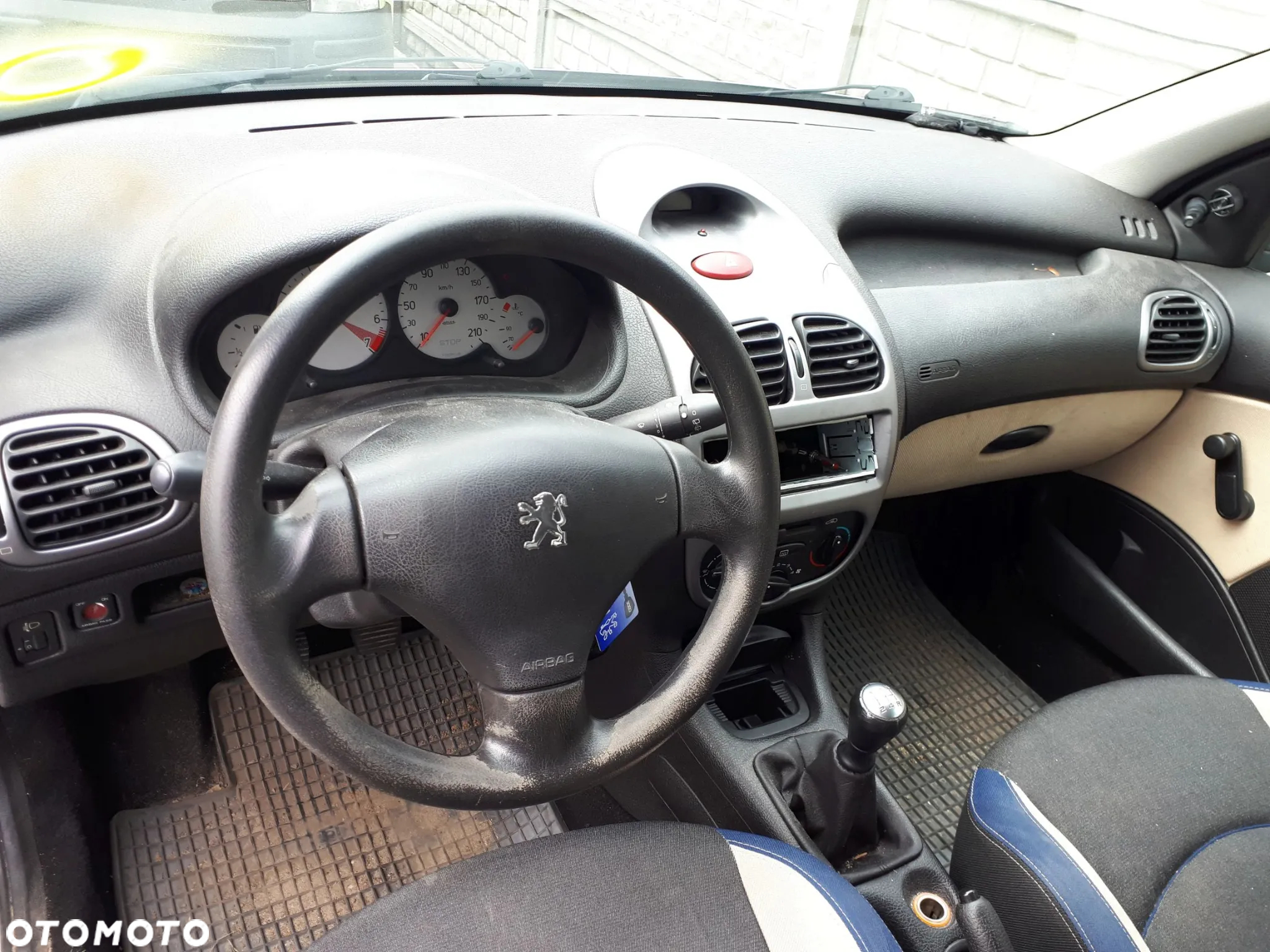 PEUGEOT 206 SW LIFT 03-09 MASKA PRZÓD PRZEDNIA EZR - 21