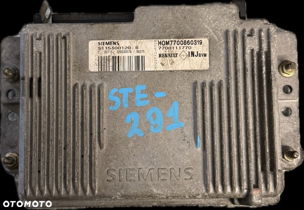 Sterownik Silnika ECU Komputer Renault S115300120B