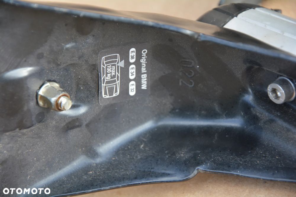BMW 5 E34 / 7 E38 E32   Bagażnik dachowy na relingi Oryginał Alu - 5