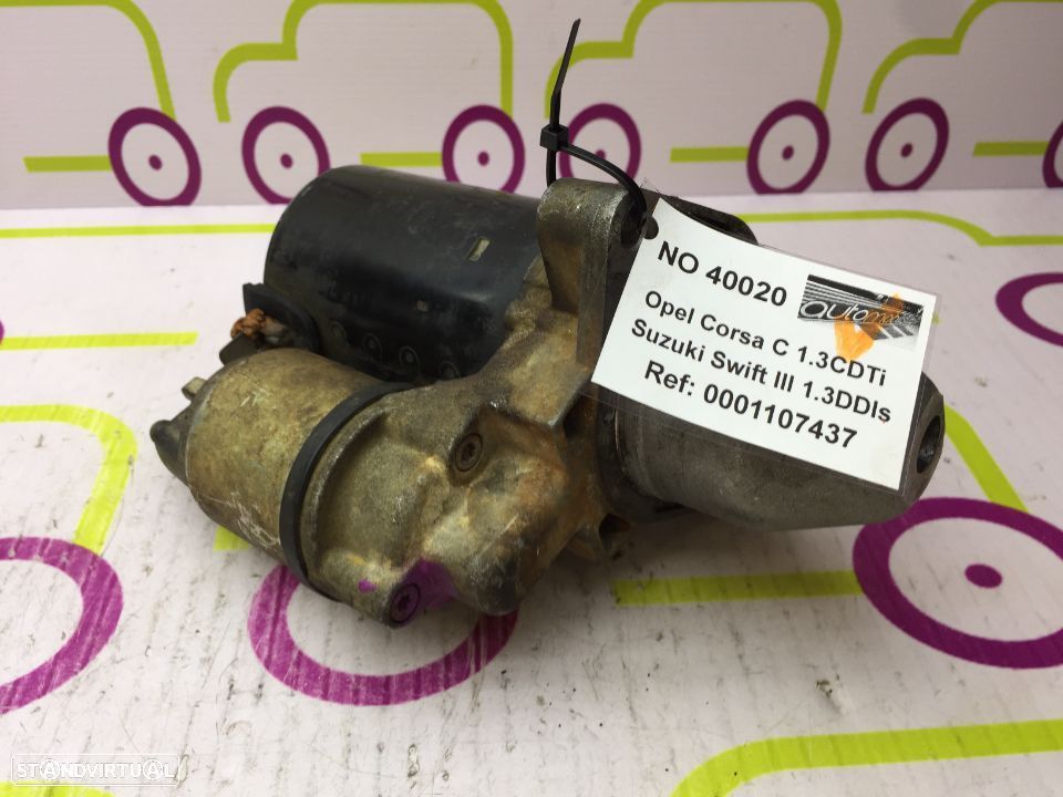 Motor Arranque Opel Corsa C / Astra H 1.7TDCi 100Cv de 2004 - Ref: 8971891181 - NO40020 - 1