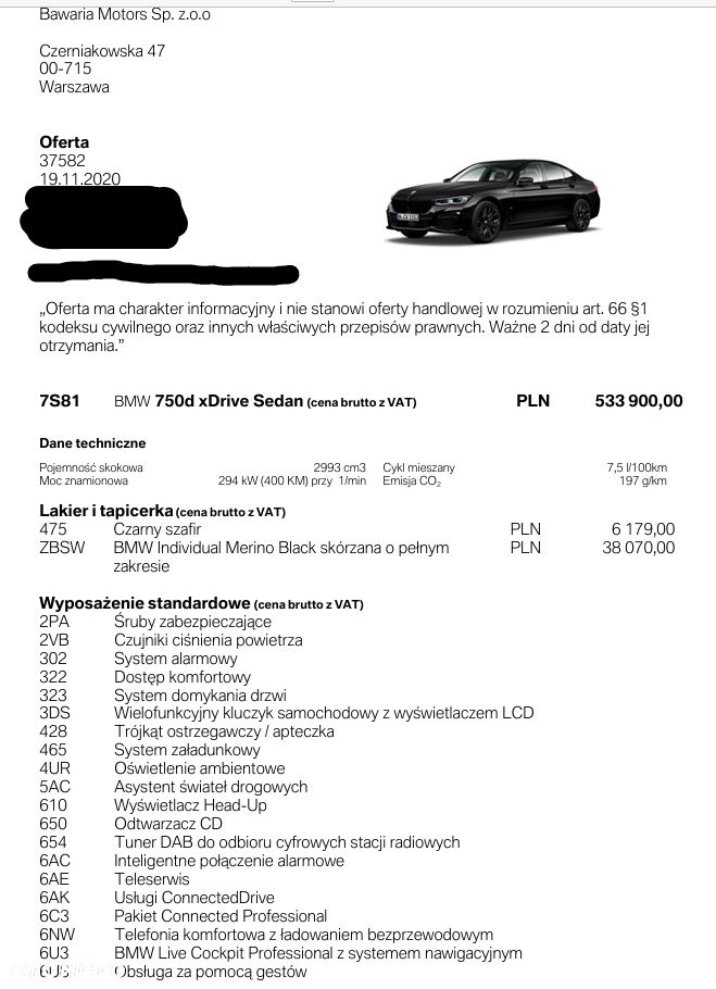 BMW Seria 7 750d xDrive - 3