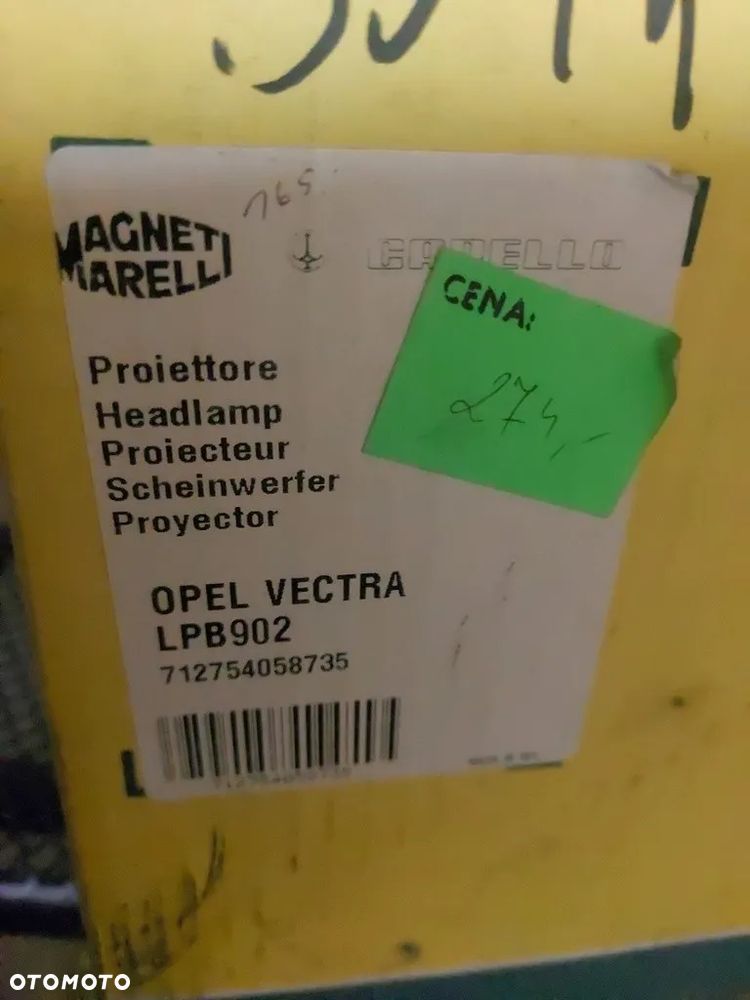 Reflektor lewy pasuje do Opel Vectra A - 2