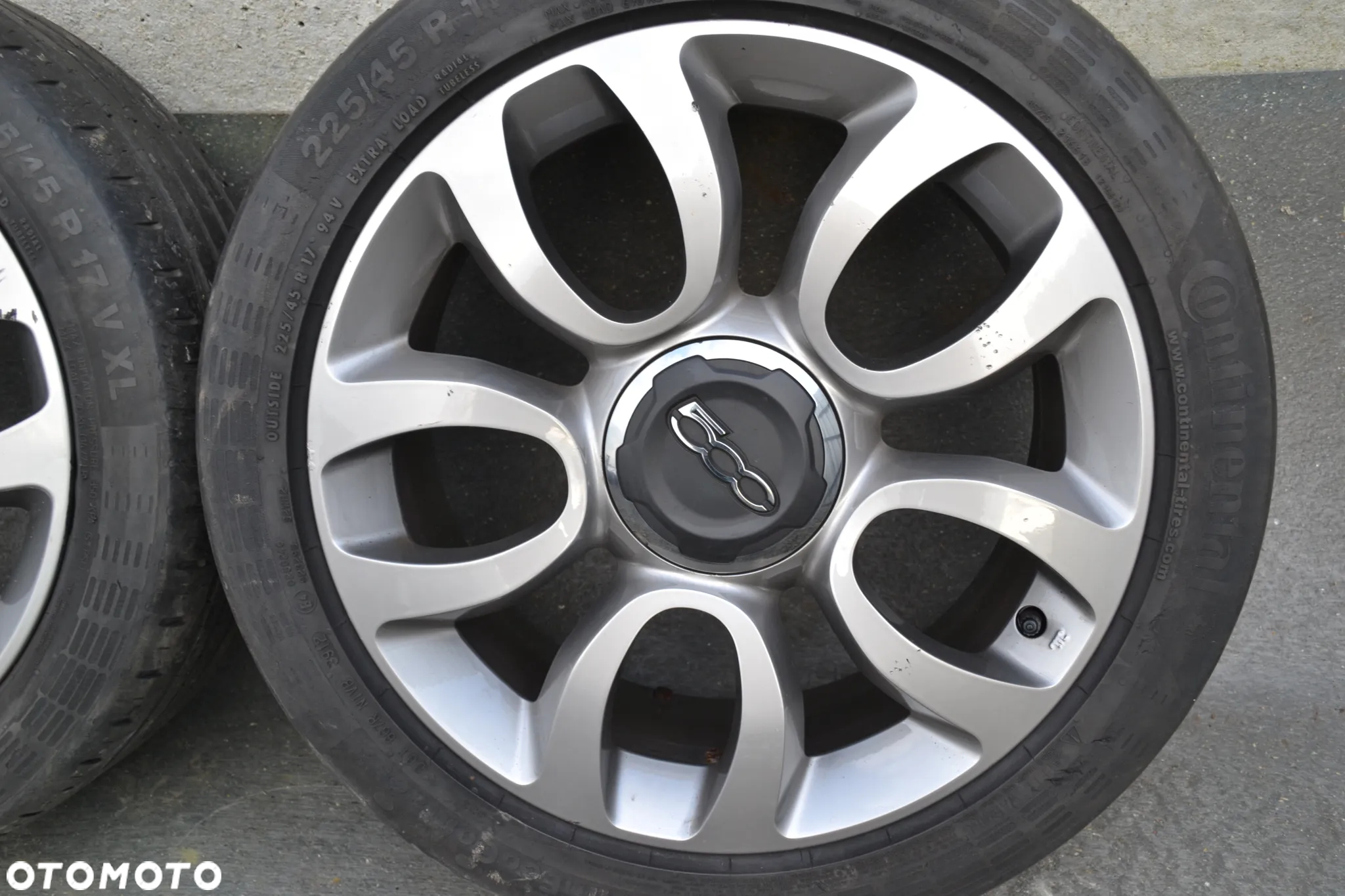 FIAT 500 500L ALUFELGI FELGI ALUMINIOWE OPONY 7x17 ET41 5x98 - 6