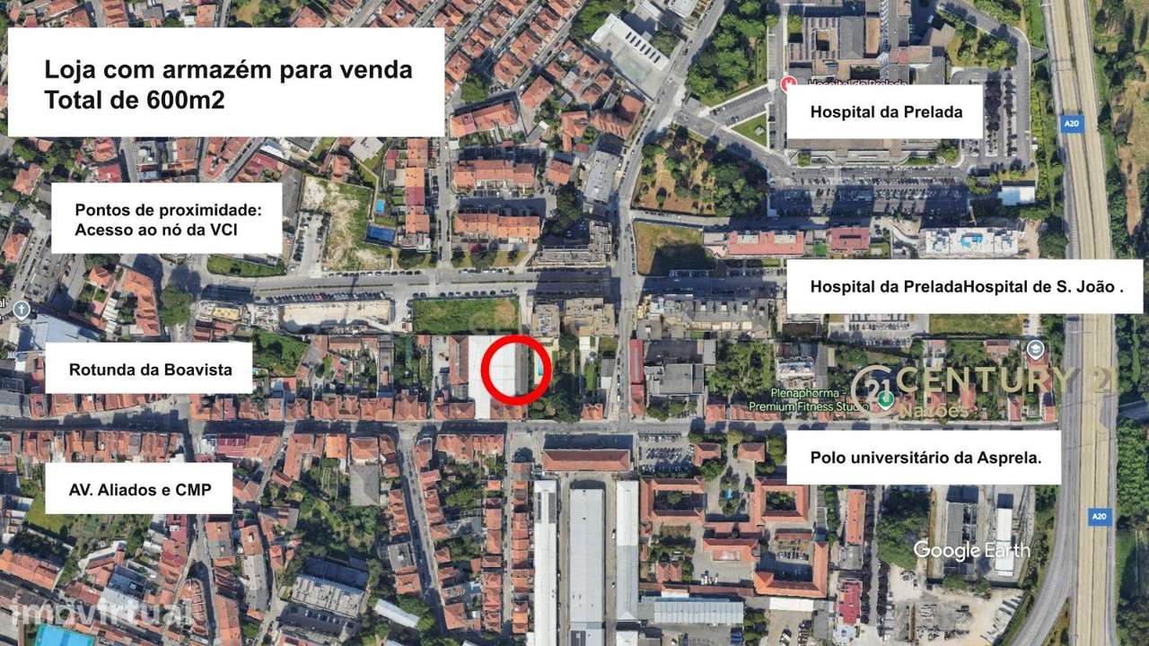 Loja com armazém na rua do Carvalhido - Porto - Grande imagem: 2/16