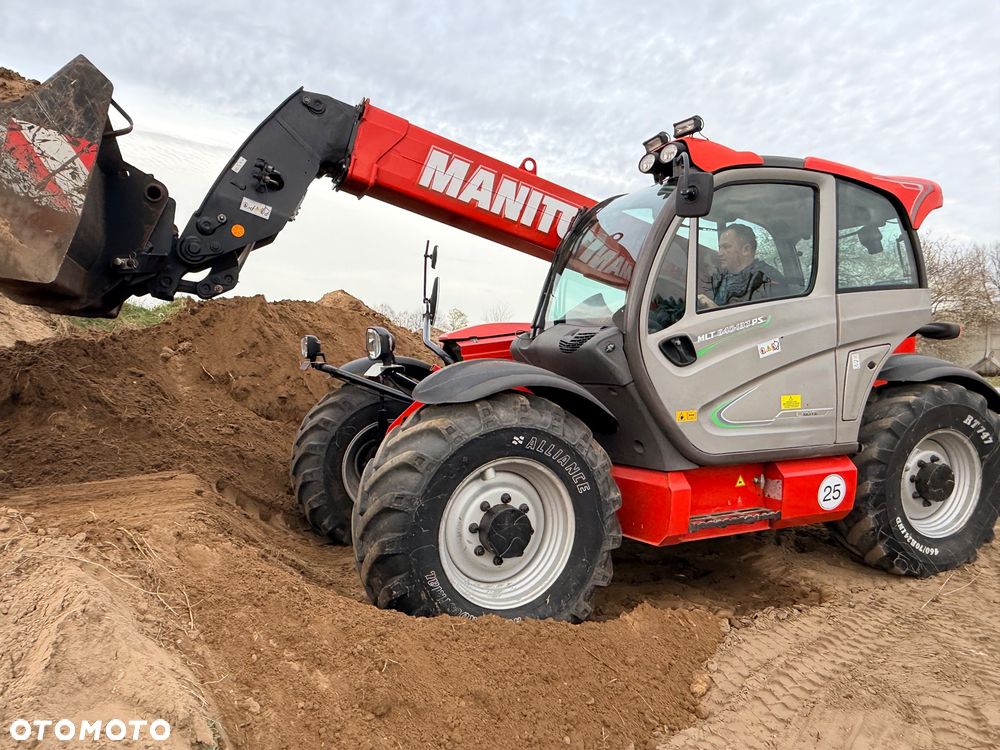 Manitou Ładowarka Teleskopowa  MLT 840-137PS Klimatyzacja Łyżka Widły Merlo JCB 42.7 TF 737 130 541-70 Bobcat TL 38.70 zaczep hydrauliczny - 30