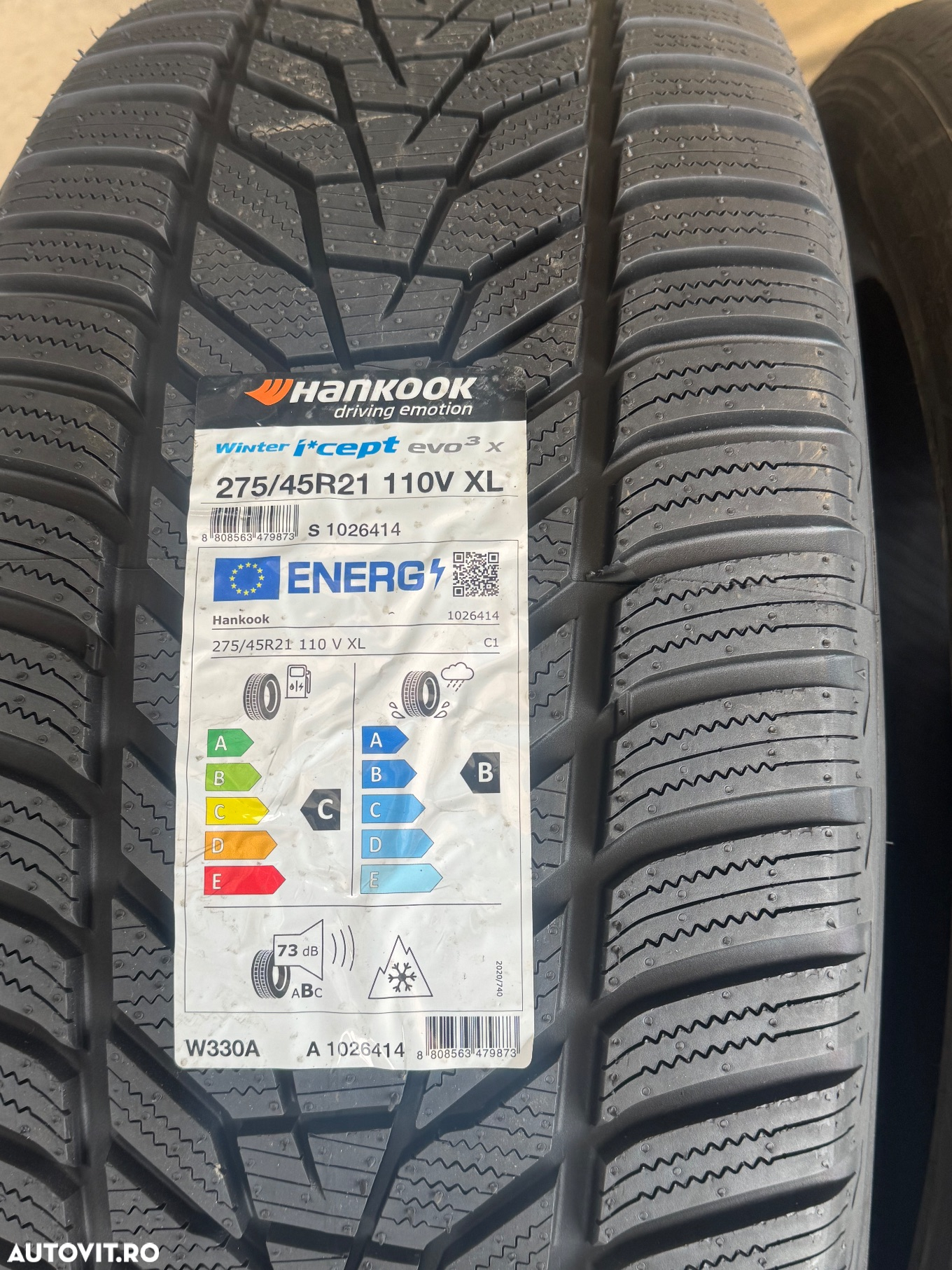 Vând set anvelope 275/45/21-315/40/21 hankook de iarnă noi - 5