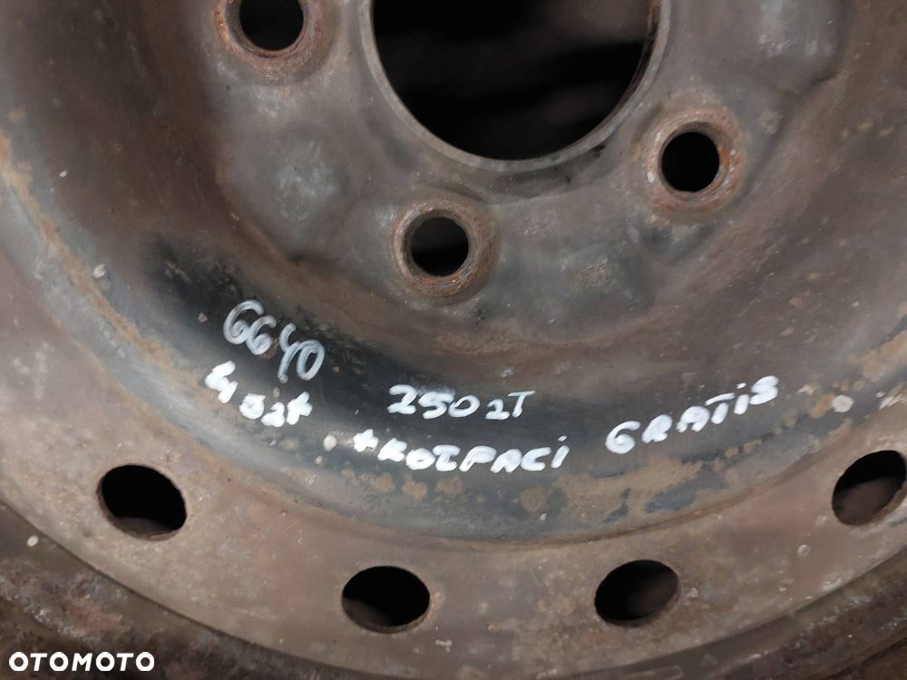 FELGA STALOWA 4 SZT + KOŁPAKI 5x114,3 6,5Jx16 FI66,1 NISSAN PRIMERA - 6
