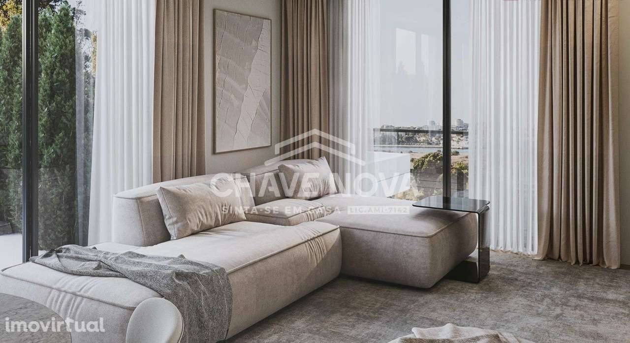 T1+1 Novo c/ Lugar de Garagem em Canidelo - Grande imagem: 3/11