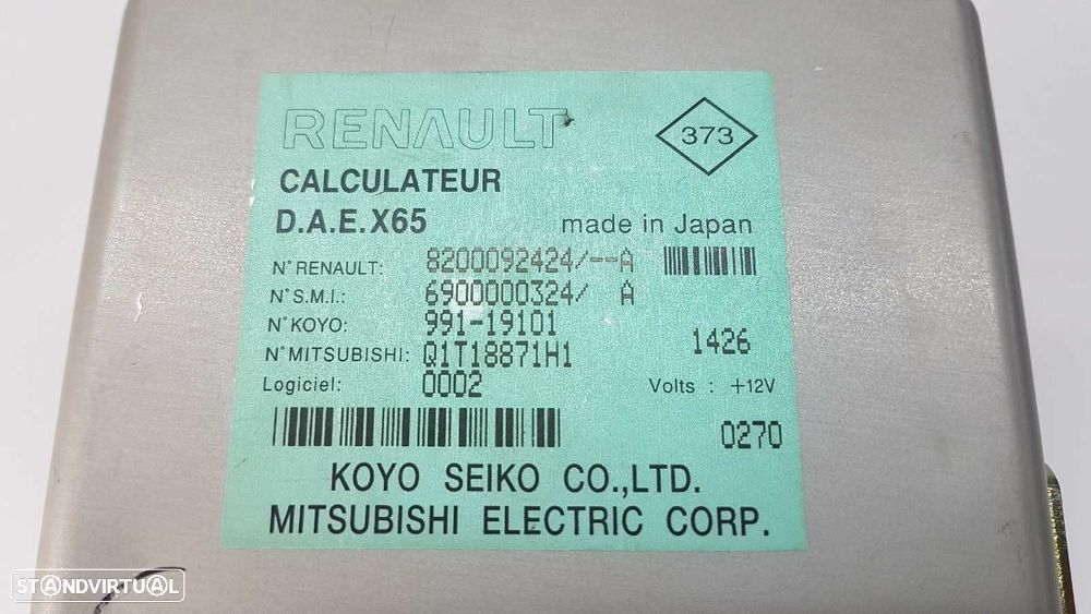 MÓDULO ELETRÓNICO RENAULT CLIO II FASE II (B/CB0) DYNAMIQUE - 3