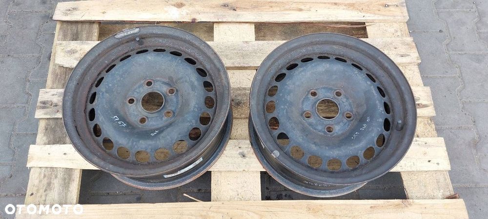 FELGA STALOWA 2 SZT 5x112 6,5Jx15 ET33 FI57,1 VOLKSWAGEN AUDI SKODA - 1