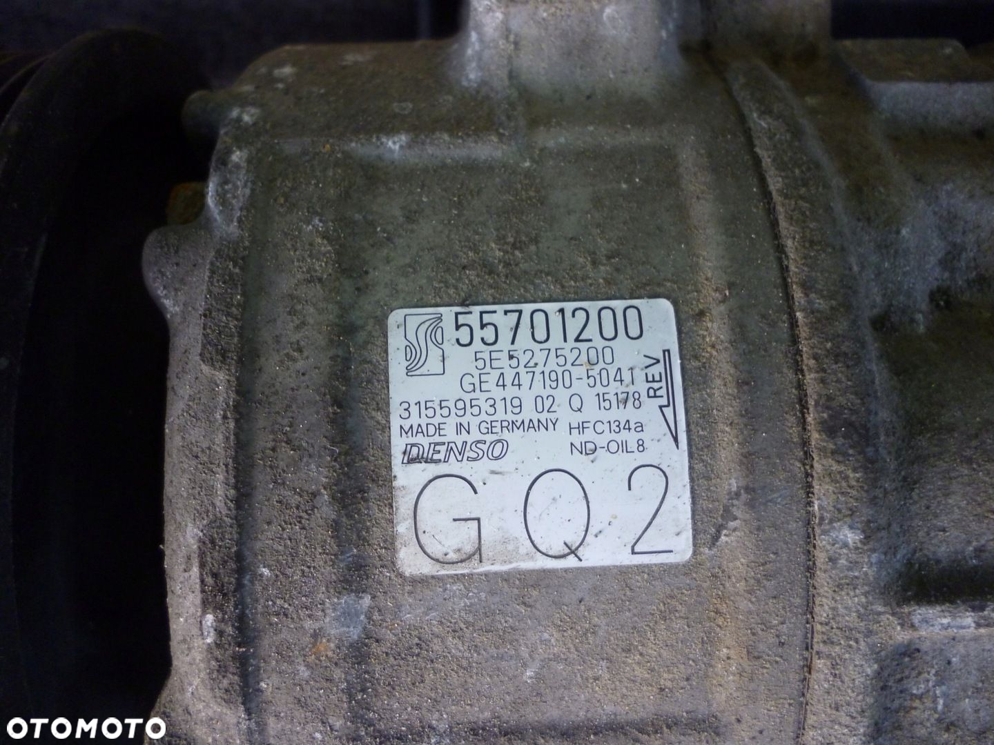 SPRĘŻARKA KLIMATYZACJI OPEL GQ2 55701200 - 3