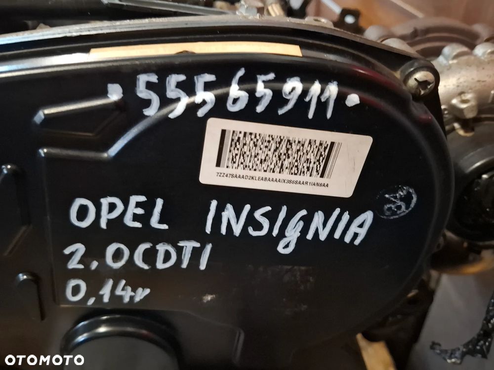 Silnik kompletny Opel Insignia 2,0 CDTI rok 2014 nr 55565911 , A20DTH - 2