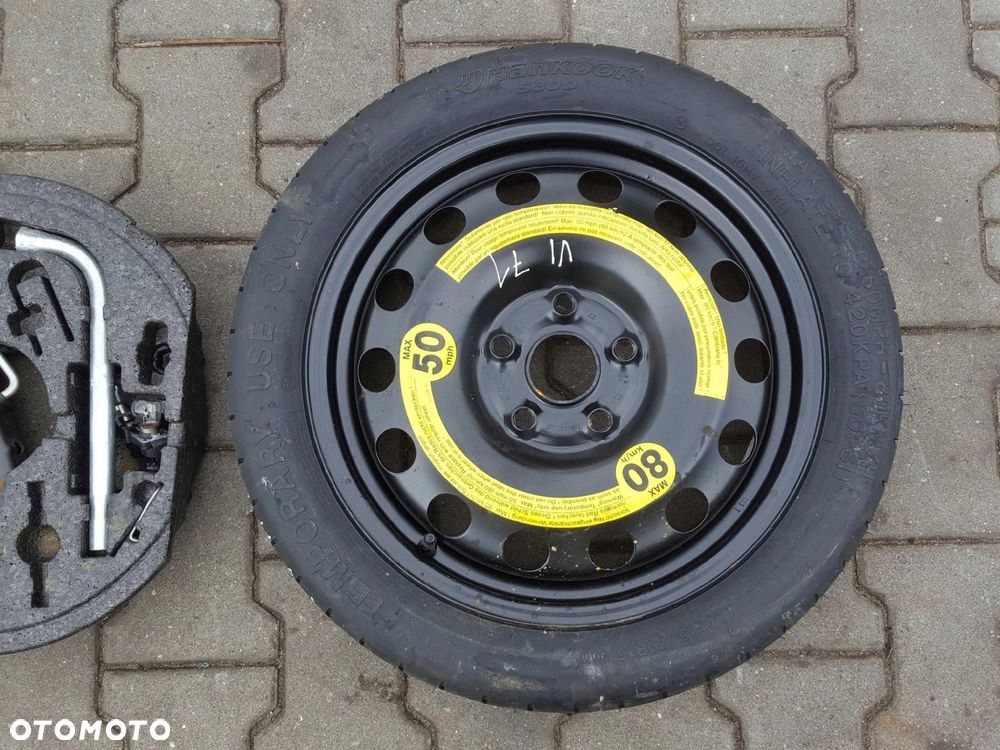 VW GOLF VI V TOURAN EOS KOŁO DOJAZDOWE 16 5X112 LEWAREK WKŁAD - 3