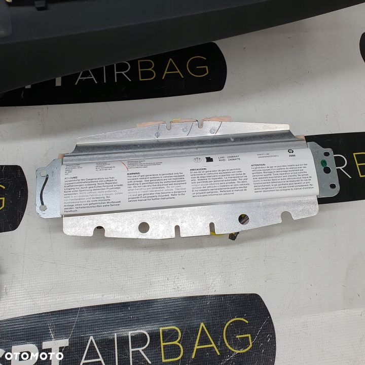 X5 E70 DESKA ROZDZIELCZA KONSOLA KOKPIT PULPIT PODUSZKI AIRBAG AIR BAG NAPINACZE KIT SET - 8