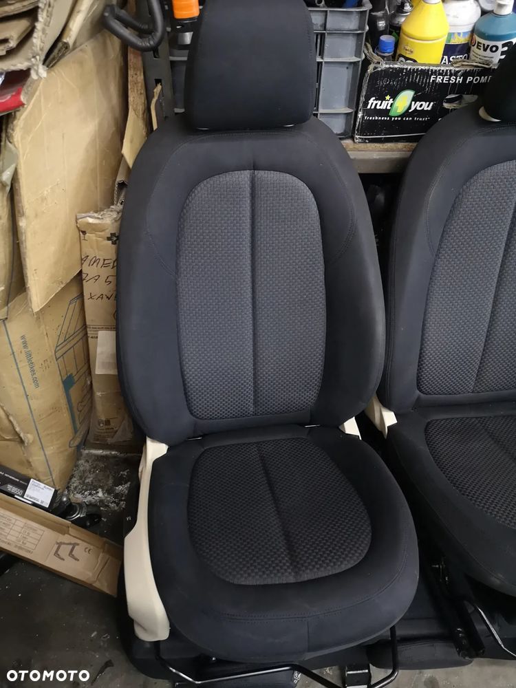 FOTEL KIEROWCY CZARNY MATERIAŁ KANAPA TYLNA BMW 2 F45 ACTIVE TOURER 2017R - 6