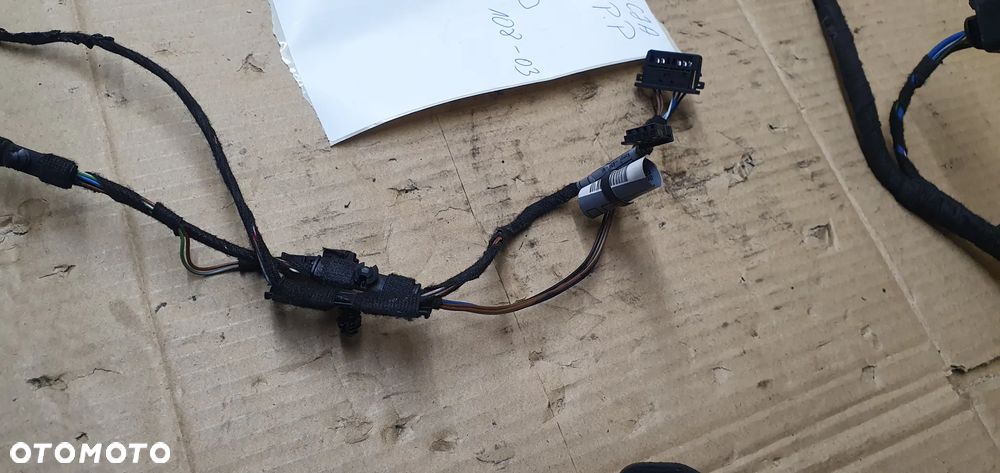 Wiązka instalacja drzwi prawy przód BMW I E81 9118108 - 4