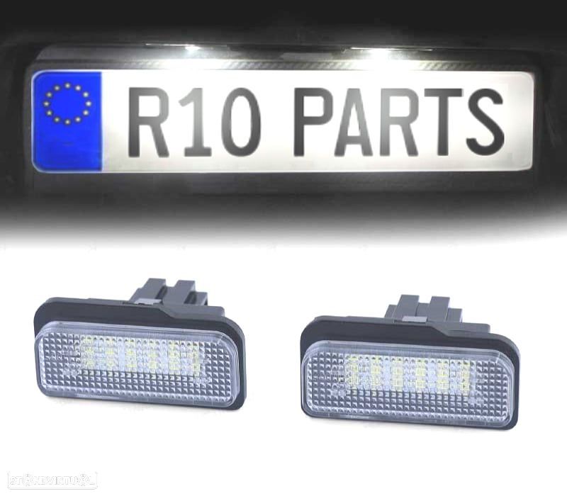 LUZES DE MATRICULA LED PARA MERCEDES CLASSE C W203 W211 - 3