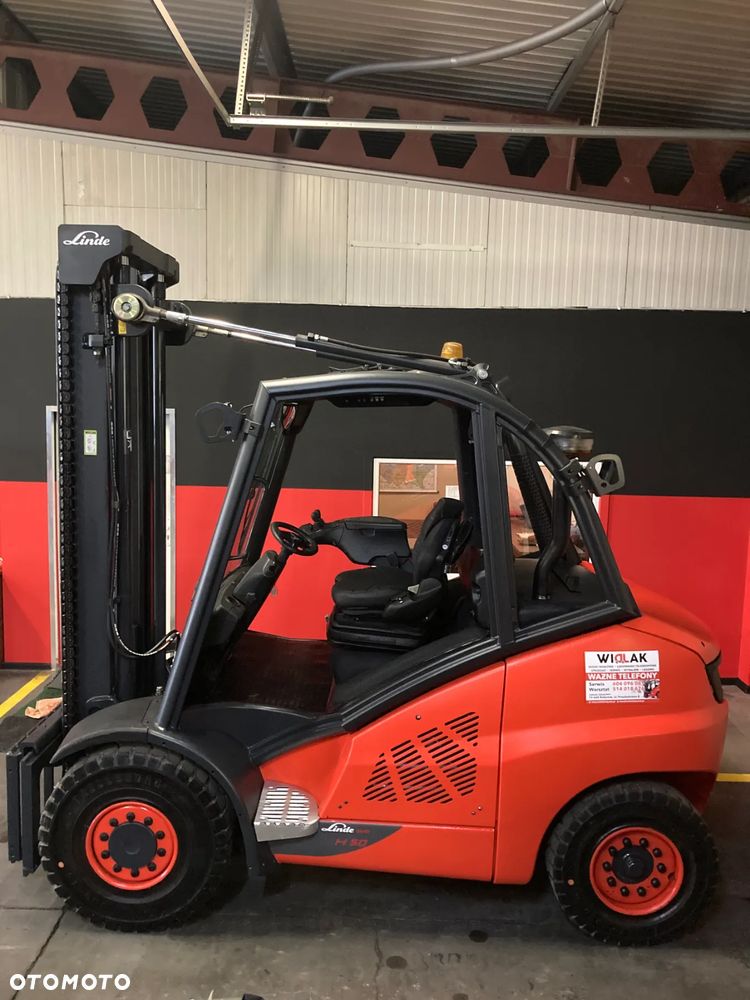 Linde [2012] WÓZEK WIDŁOWY LINDE H50D diesel 5ton - 4