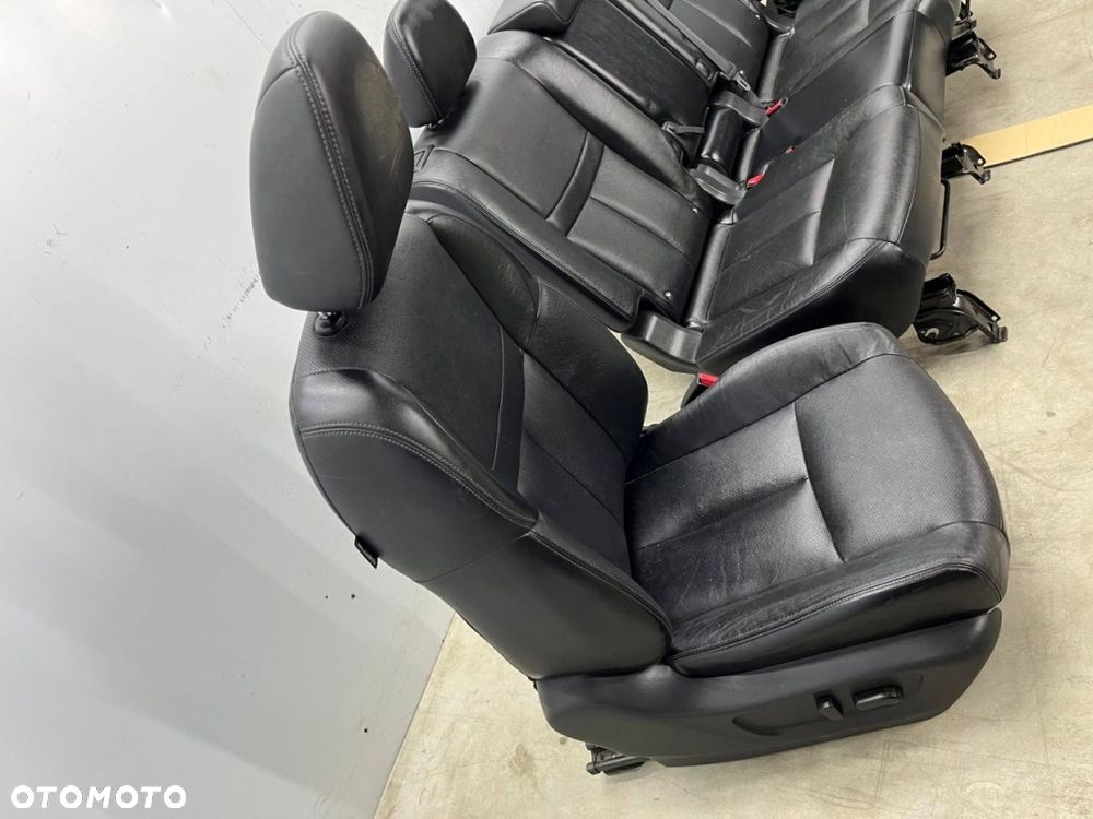 Fotele Nissan X-Trail III T32 Rogue 13-21r. elektryczne PODGRZEWANE skórzane EUROPA komplet - 2