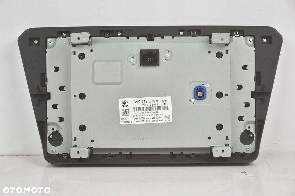 radio * ekran nawigacja skoda superb iii 3v 3v0919605a - 6