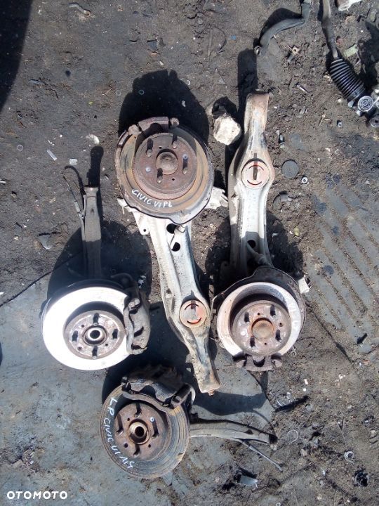 HONDA CIVIC VI 1,4 tarcza hamulcowa 260mm zacisk jarzmo przód tył - 3