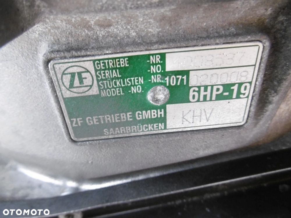 SKRZYNIA BIEGÓW AUTOMAT AWD ZF 6HP-19 KHV AUDI Q7 I 4L 3.6 FSI - 7