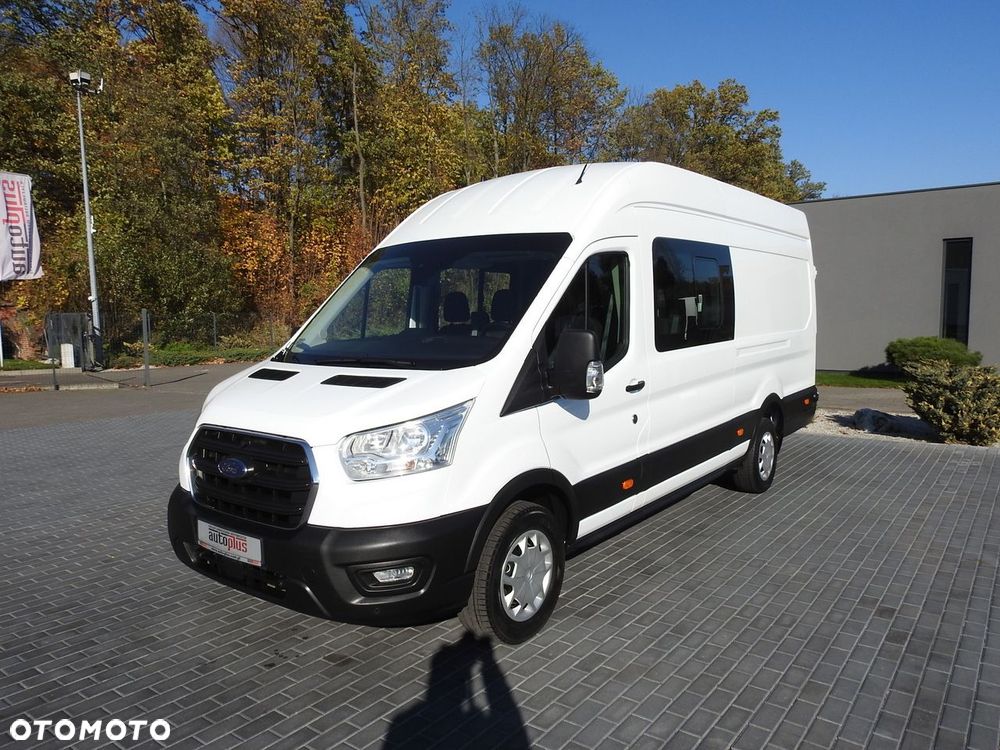Ford TRANSIT FURGON BRYGADÓWKA  6 MIEJSCA TEMPOMAT KLIMATYZACJA LEDY  130KM - 7