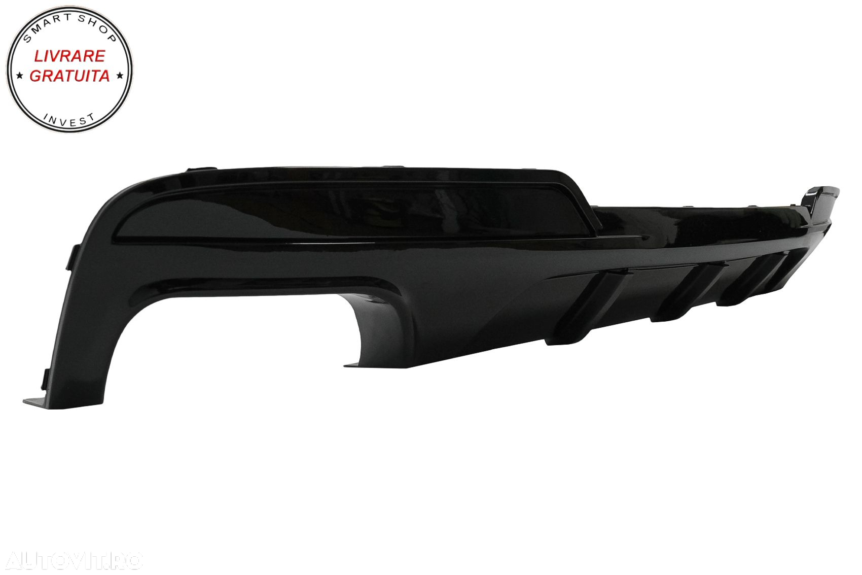 Difuzor de aer cu evacuare dubla stanga BMW Seria 5 F10 F11 (2011-2017) M-Performa- livrare gratuita - 3