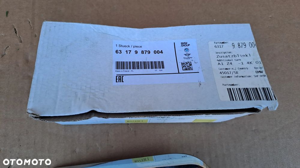 MINI COOPER S F55/F56 LIFT PRAWY KIERUNKOWSKAZ BOCZNY 63179879004 9879004 - 3