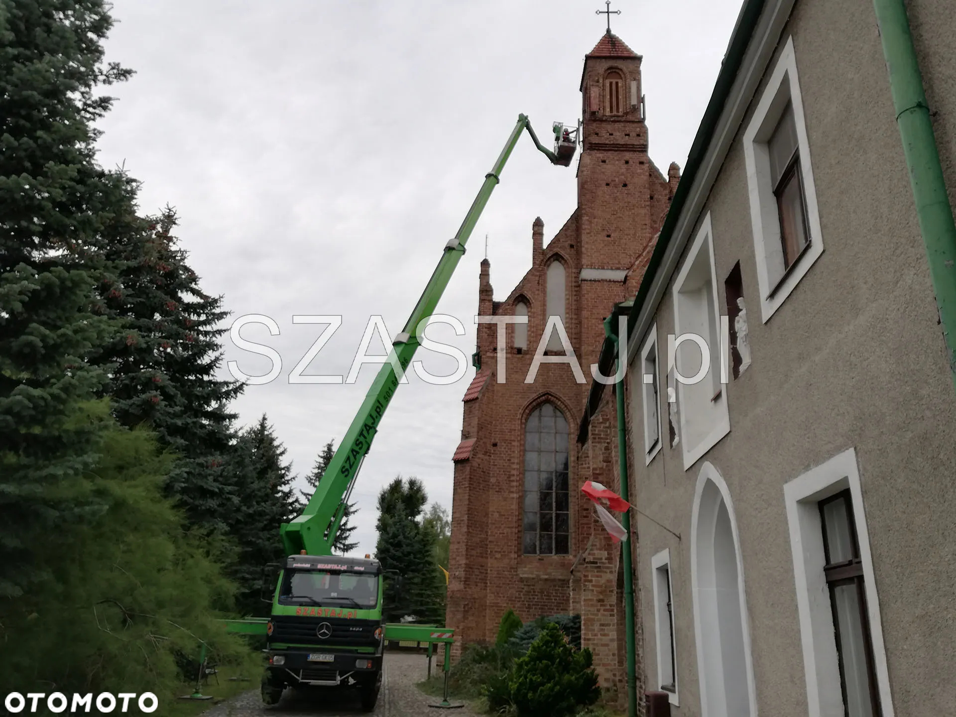 Mercedes-Benz Podnośnik Koszowy Wumag WT350 35 Metrów 29 w bok Pilot - 4