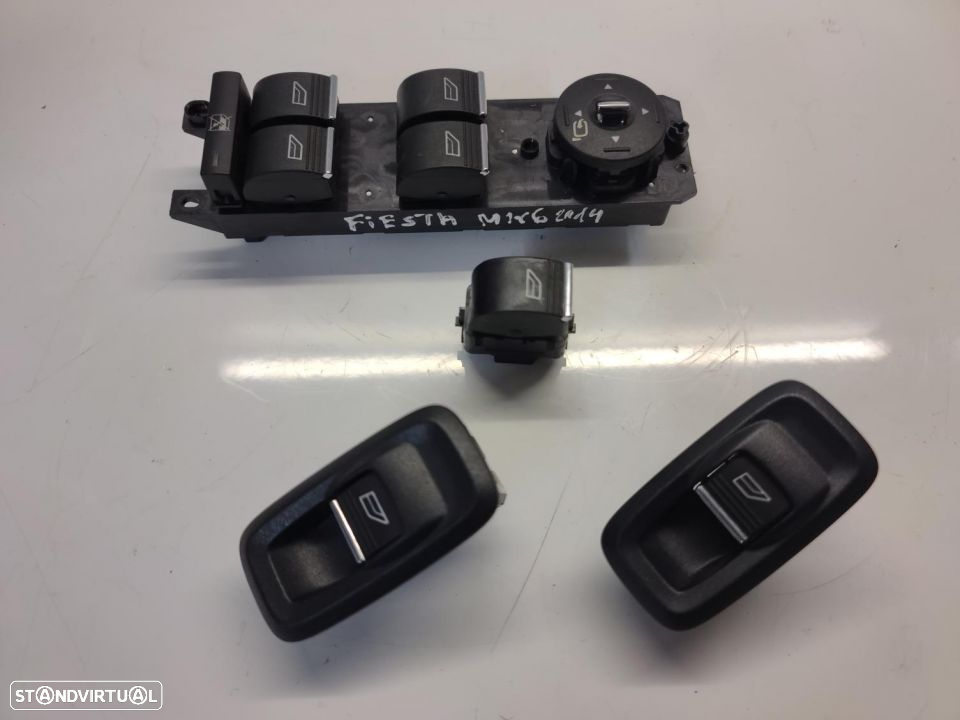 Comando Vidros Botões Porta portas Frente Esquerda Ford Fiesta Mk6  2012 a 2017 - 4
