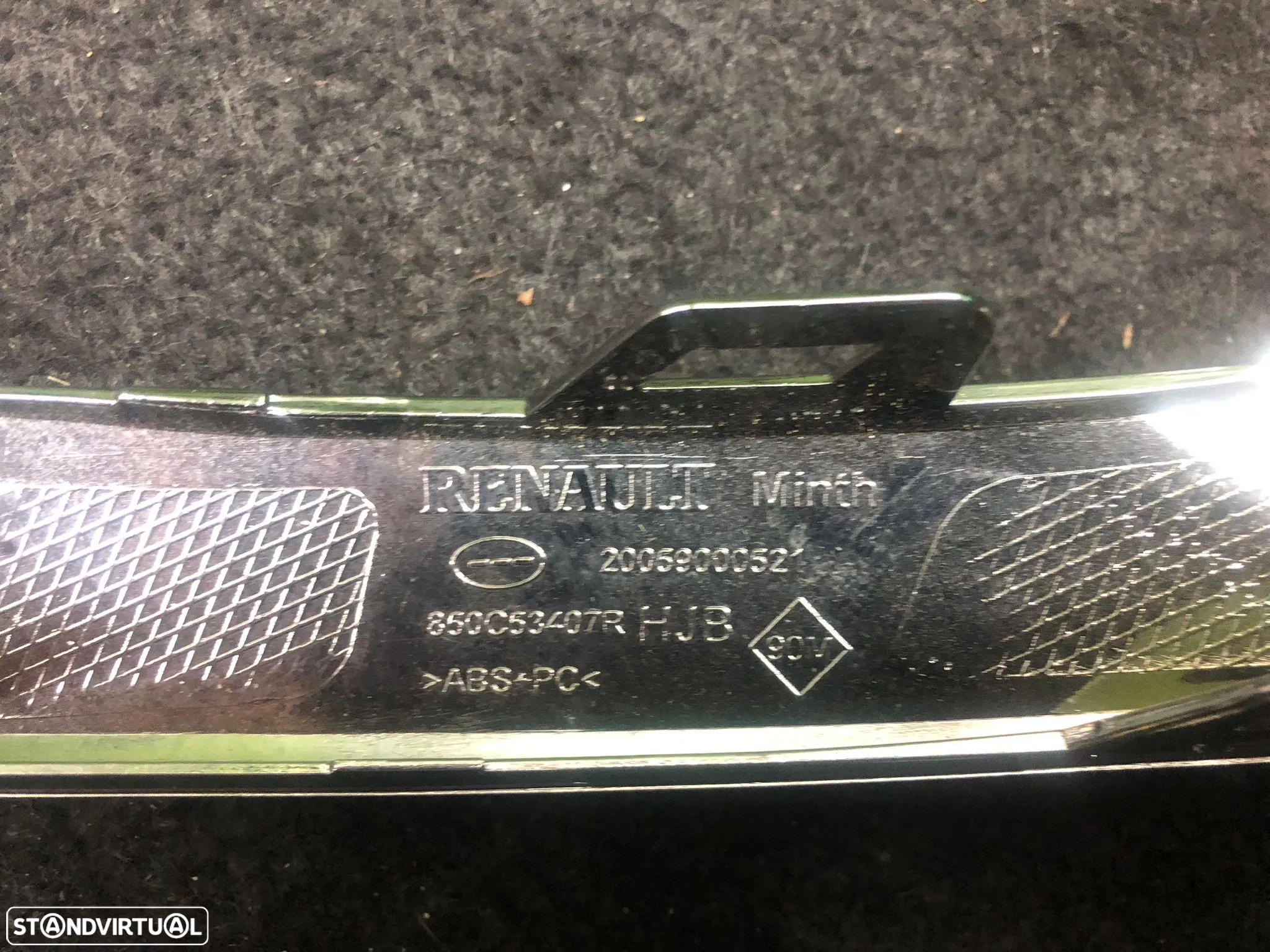 RENAULT CAPTUR II FRISO CROMADO PARA CHOQUES TRAS - Z434 - 4