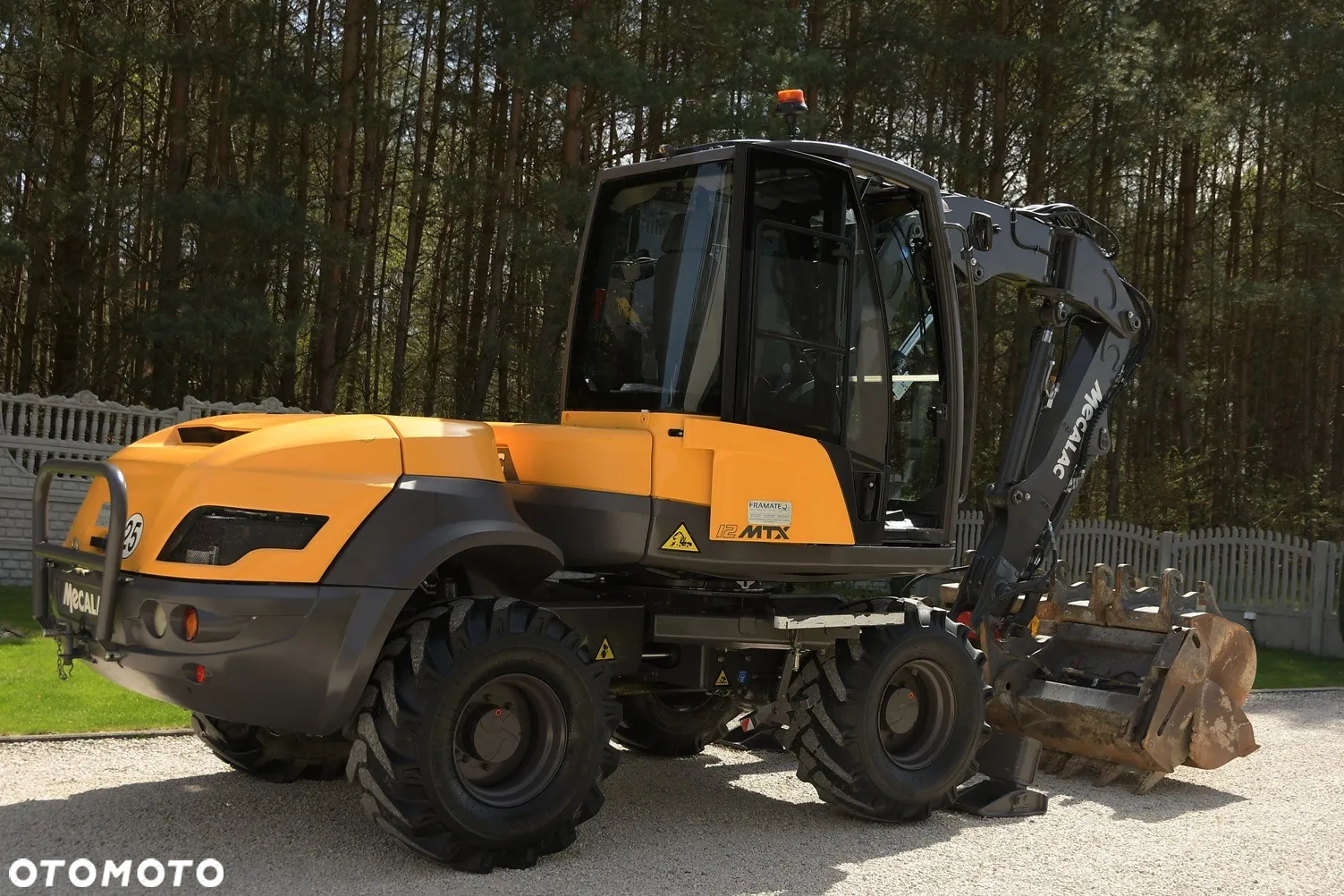 Mecalac Koparka Kołowa MECELAC 12MTX * 2018 * Kpl łyżek * KLIMA * KAMERY * SUPER STAN! - 6