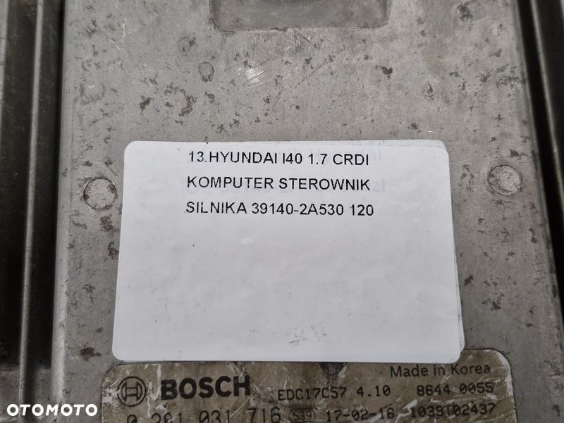 HYUNDAI I40 1.7 CRDI KOMPUTER STEROWNIK SILNIKA 39140-2A530 - 3