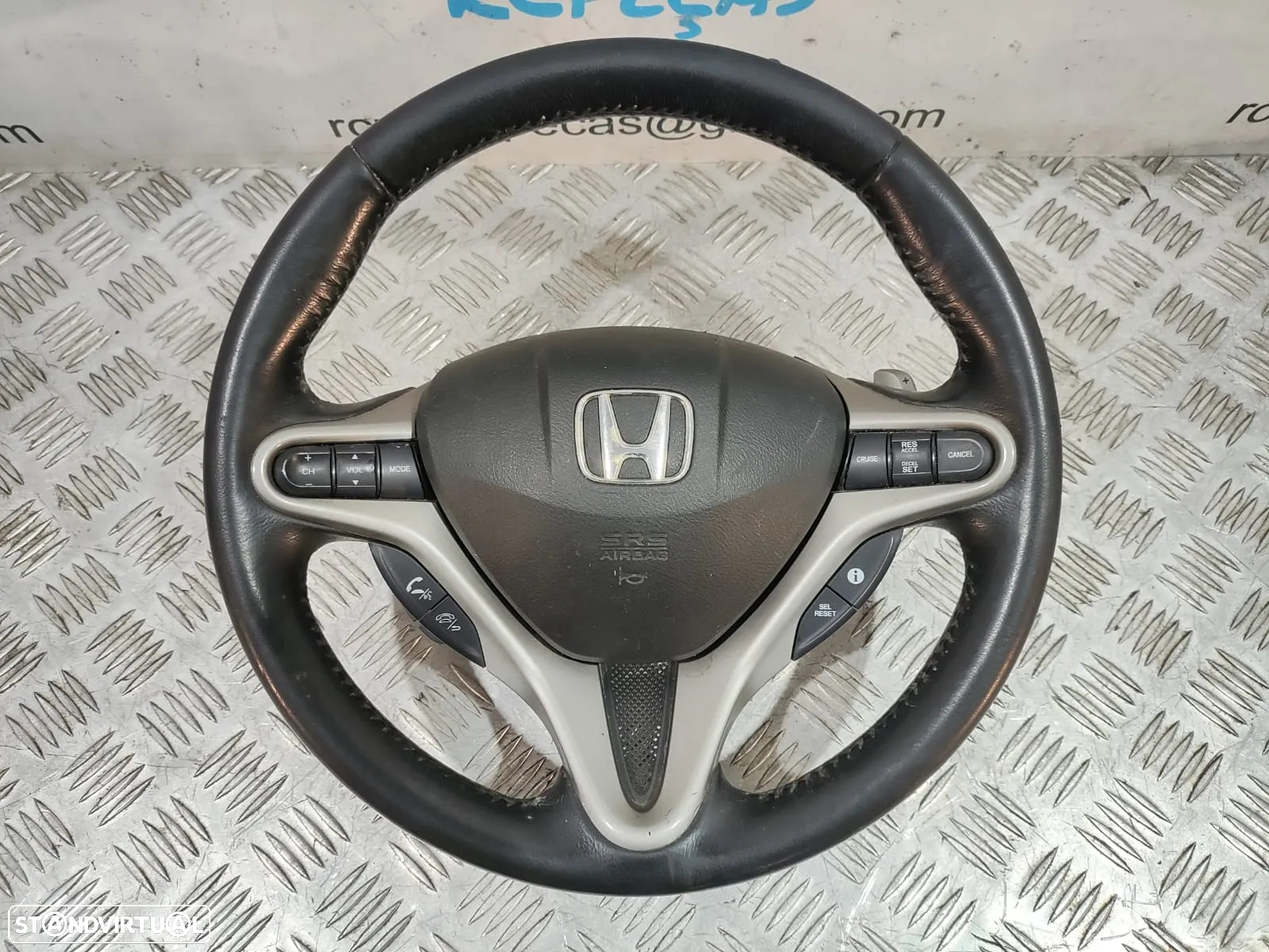 Volante + Airbag Honda Civic VIII 8 MK8 FN FK FK3 Pele - 3