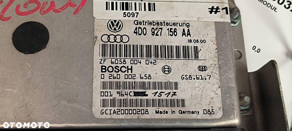 MODUŁ AUDI A8 D2 4D0927156AA - 2
