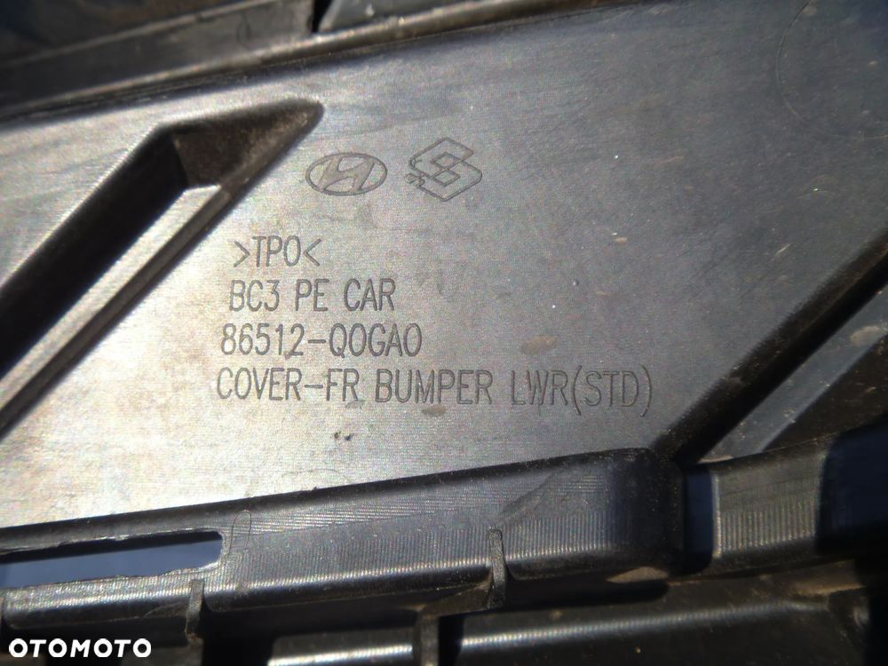HYUNDAI I20 III 3 LIFT 2023- ZDERZAK PRZEDNI DYFUZOR ORYGINAŁ 86512-Q0GA0 - 5