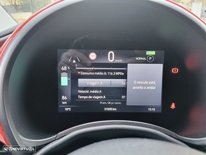 Fiat 500e 23,8kWh Red - 17