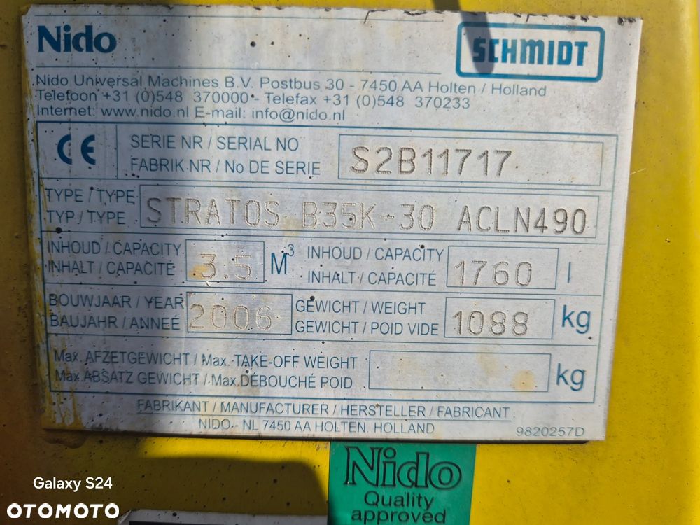 Piaskarka Schmidt Stratos na Unimoga przyczepa - 8