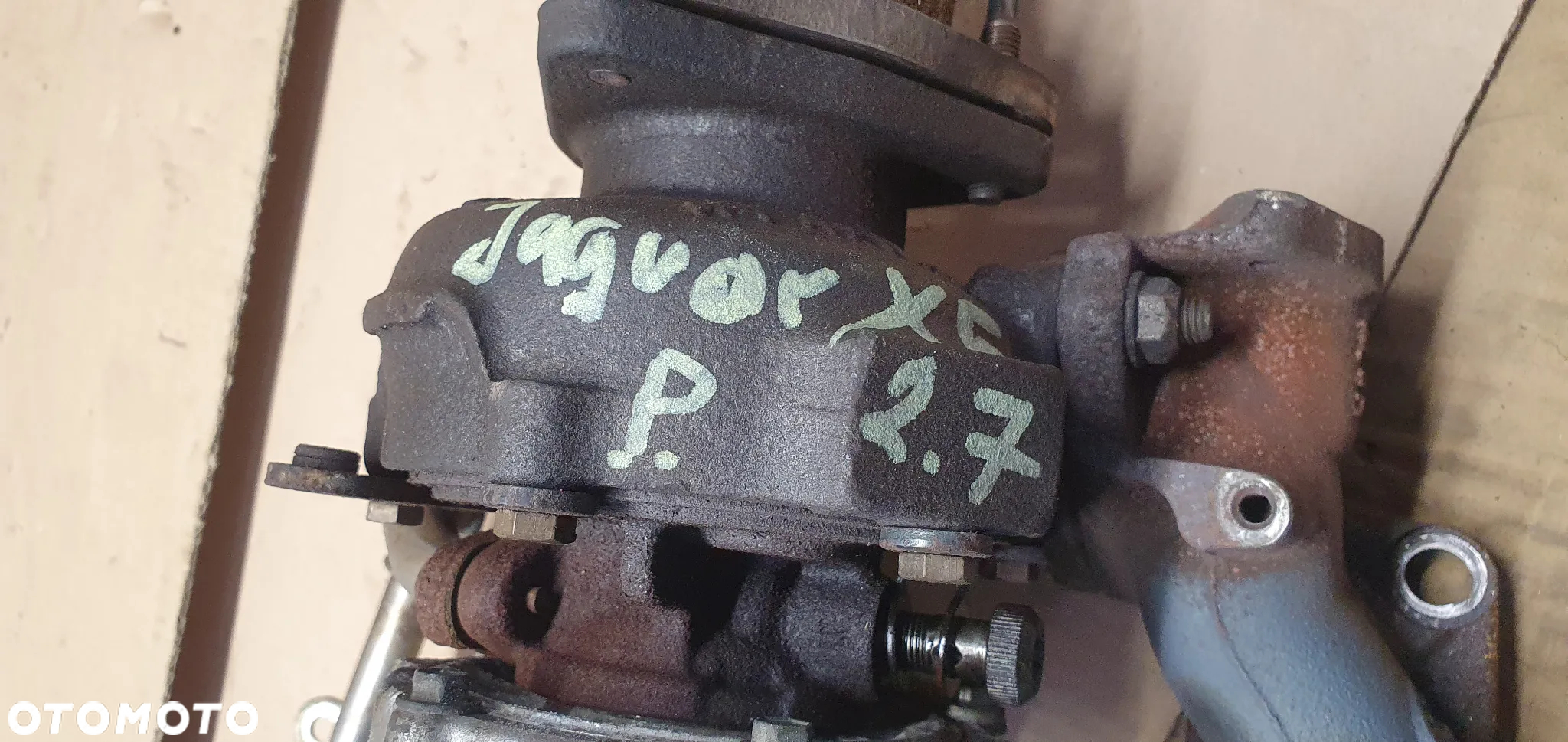 Turbina turbosprężarka turbo nastawnik kolektor Jaguar XF X250 2.7 TDV6 6R8Q-6K682-AD - 11