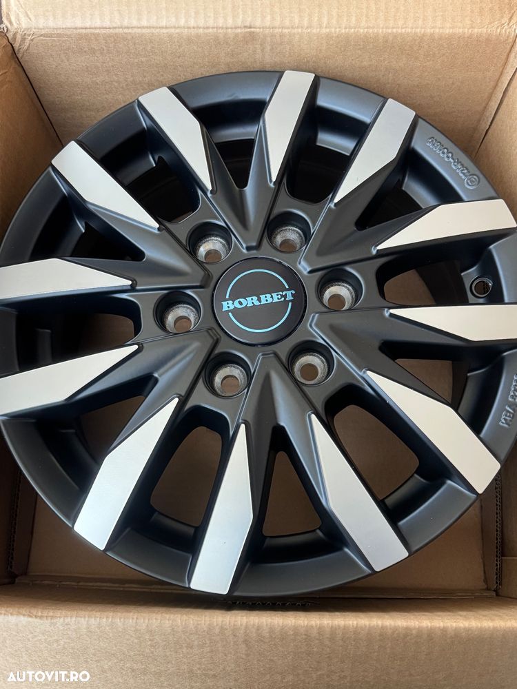 Vând jante aliaj Borbet Mercedes sprinter 6x130 pe 16”