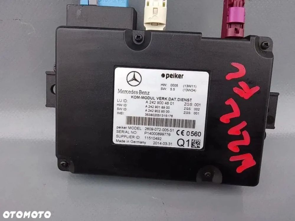 Mercedes W212 E-Klassa Lift Sterownik Moduł A2429004801 - 2