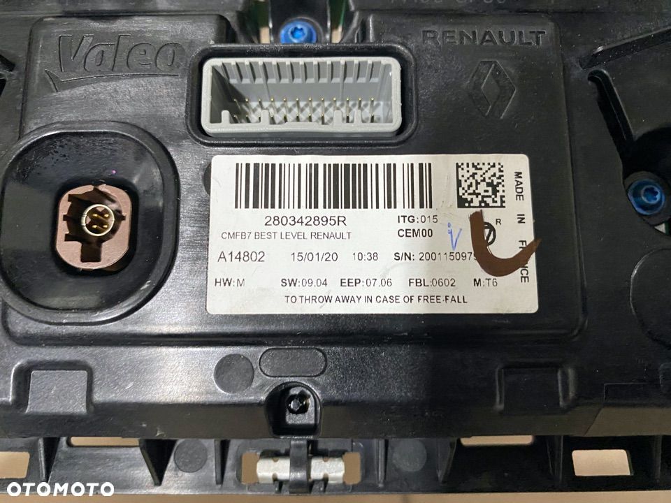 RENAULT CAPTUR 2 NAWIGACJA RADIO 259154246R - 3