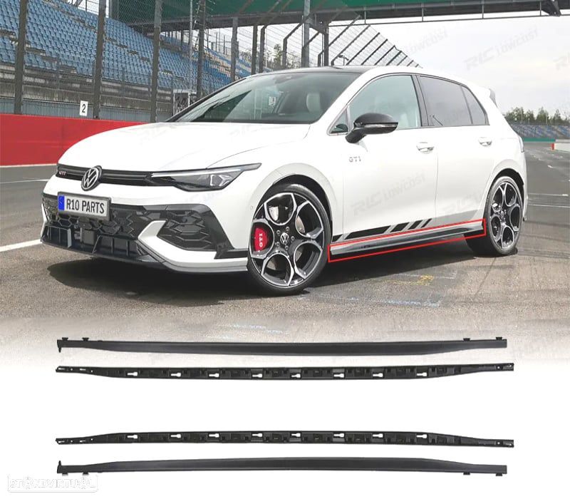 EXTENSÕES EMBALADEIRAS VOLKSWAGEN VW GOLF 8 LOOK GTI - 1
