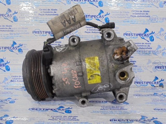 Compressor AC AV1119D629BA 1855762 FORD FOCUS  3 FASE 1 2012 1.6 Tdci 95CV 5P BRANCO DIESEL FOMOCO - 2