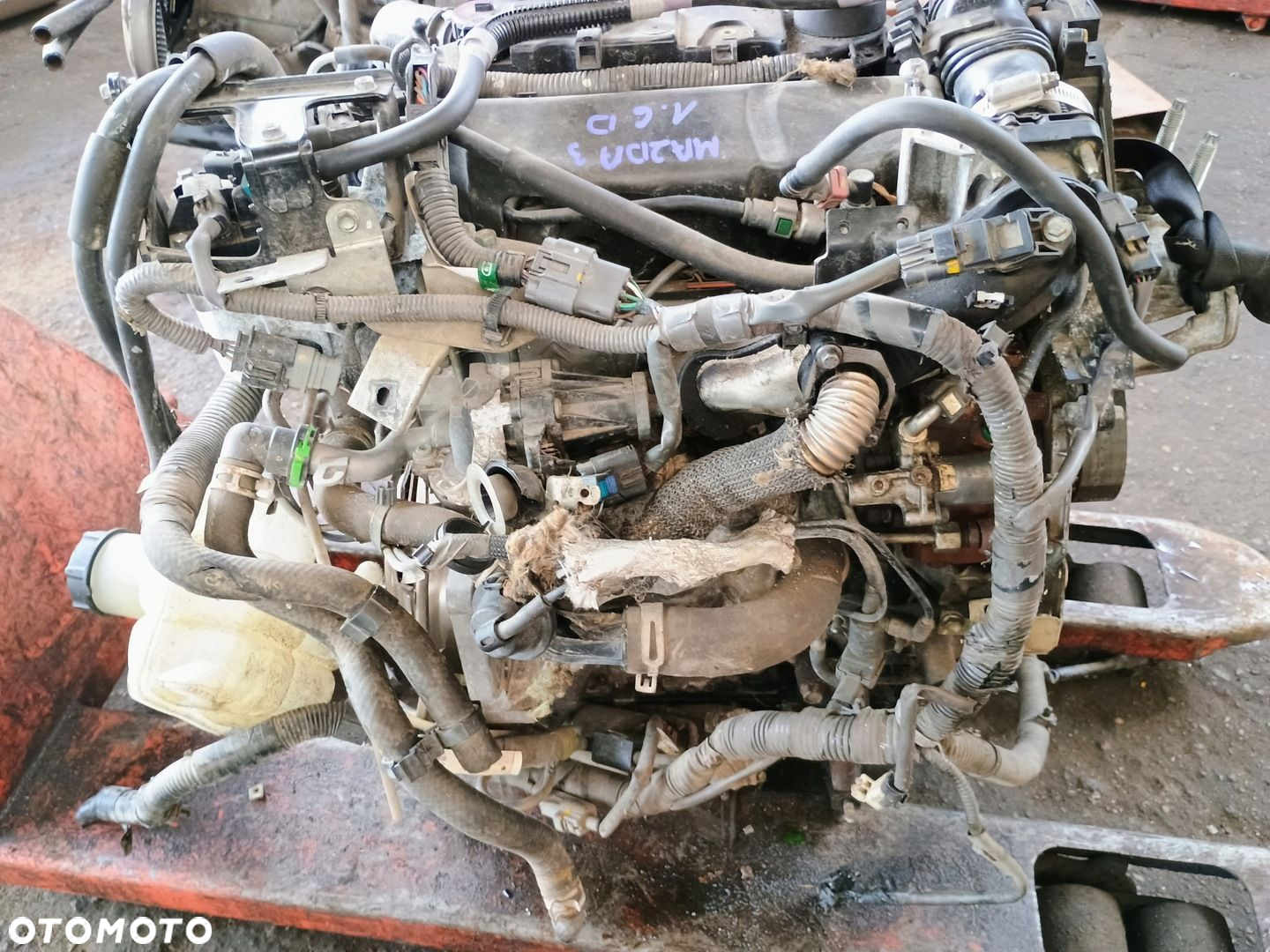SILNIK Mazda 3 II 1.6 D Y6 KOMPLETNY 204 TYS KM - 3