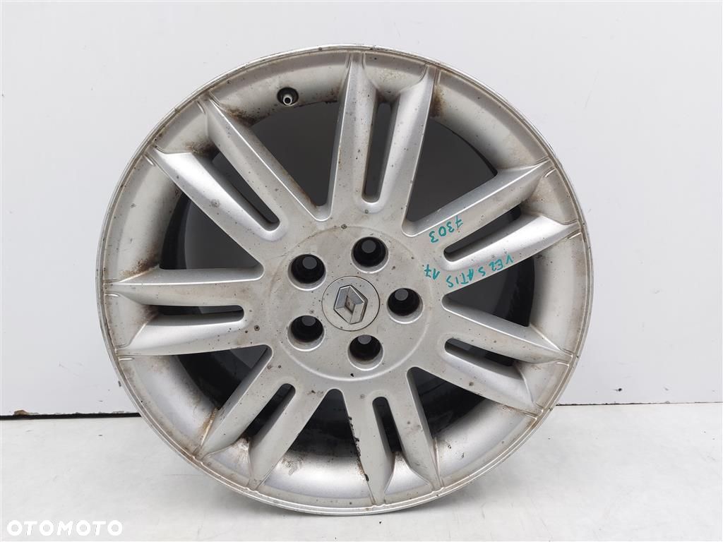 Alufelgi FELGI ALUMINIOWE Renault Vel Satis LAGINA II 17" TPS 2SZT - 1